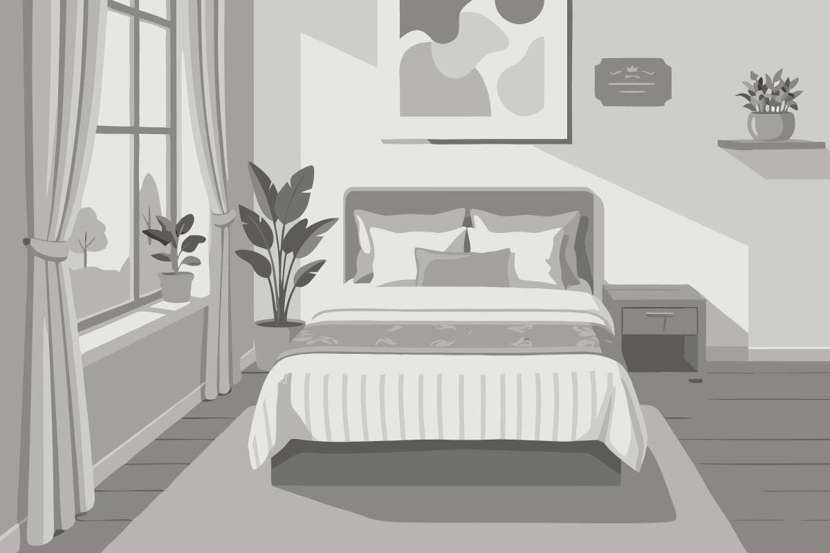 Bed in 6-Bed Male Dormitory Room